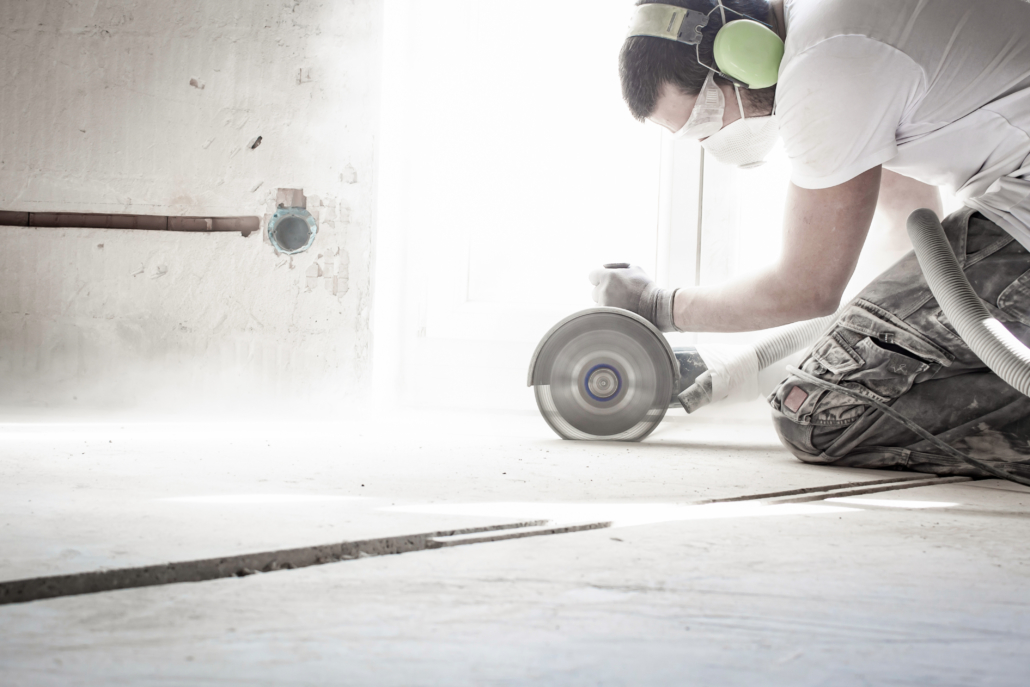 Beton schneiden lassen ohne Staub bei Ke-bo-tec